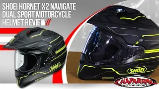 Shoei Hornet X2 Navigate Dual Sport Motorcycle Helmet Review