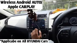 CRETA || How to Connect Wirelessly Android AUTO/Apple CarPLAY in Creta EX || i20, Verna, Venue