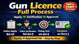 Gun Licence Full Process 2025 | Online Apply se Approval Tak | Police Verification & Firing Test