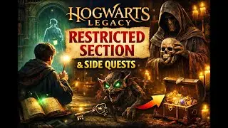 Hogwarts Legacy Gameplay | Sneaking into the Restricted Library & Side Quests 🪄📚