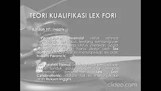 Teori Kualifikasi - Hukum Perdata Internasional