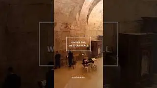 Western Wall Tunnels | The Great Bridge Tour | Jerusalem