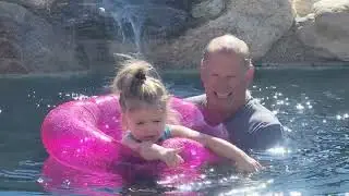 Athena - pool waterfall