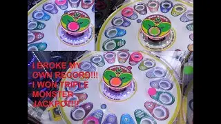 TRIPLE MONSTER JACKPOT ON MONSTER DROP!!!