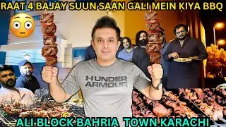 RAAT 4 BAJAY SUUN SAAN GALI MEIN BBQ AT ALI BLOCK BAHRIA TOWN KARACHI #bahriatownkarachi #aliblock