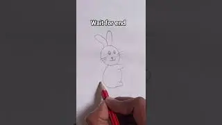 very simple rabbit drawing #video #viralvideo #drawing #rabbit #shorts