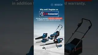 6-months* extended warranty on Bosch PRO Garden Tools | Register on BeConnected