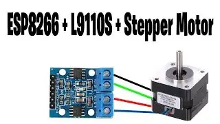 ESP8266 NodeMCU  Drive a Stepper Motor with L9110 dual H-bridge