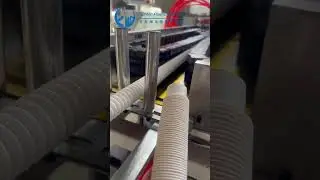 How are washing machine drain pipes produced?single wall corrugated pipe machine #machine