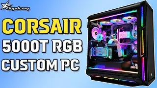 CUSTOM PC | All Corsair 5000T RGB Sensitive Custom Water Cooling PC