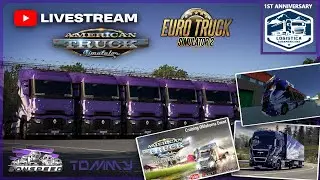 🔞🔴🅻🅸🆅🅴🔴✨ETS 2✨CONSPEED LA CONVOY✨LSA - 1ST ANNIVERSARY✨