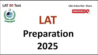 80.📚 LAT Test Preparation | English, GK, Islamiat, Pakistan Studies & More