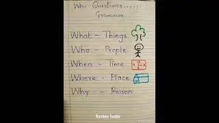 @RashmiSudev #shorts #english #englishgrammar #when #what #why #where #who