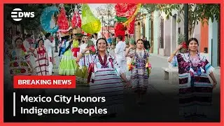 WATCH: Mexico City March Honors International Day of Indigenous People | Cultural Pride | AQ15