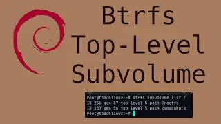 Btrfs: Create a Top-Level Subvolume for Snapshots