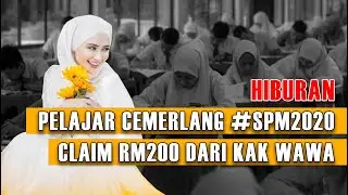HIBURAN | Wawa Zainal Hadiahkan RM200 Kepada Pelajar Cemerlang #SPM2020