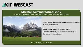 12: Plant water movement in xylem and phloem: A new perspective
