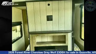 Phenomenal 2026 Forest River Cherokee Grey Wolf Travel Trailer RV For Sale in Gassville, AR