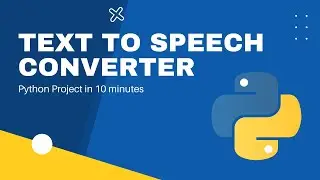 Python Project (Text To speech) | @CodingTooT