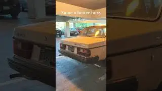 Name a better boxy sedan than the Volvo 240 👀👀