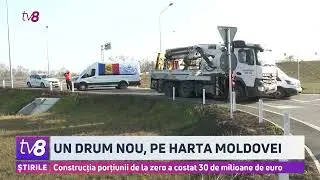 Un drum nou, pe harta Moldovei. Construcția porțiunii de la zero a costat 30 de milioane de euro