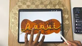Procreate Name Typography | Step-by-Step Digital Lettering