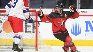 Highlights from Canada vs. Czechia in the quarterfinals at the 2025 U18 Men's Worlds