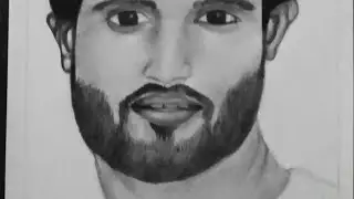 Draw a portrait of South Hero with graphite and charcoal pencil Ishas Arts