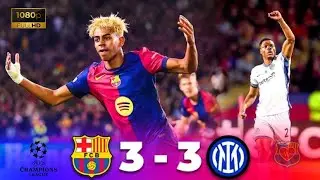 Barcelona 3-3 Inter Milan | UCL Semi-Final 2025 | Extended Highlights #ucl
