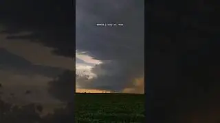 Spin machine over the sky in Serbia | The best supercell in Europe for 2023 #viralvideo #shorts #fyp