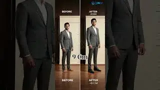BXXY 3.5 Inches (9Cm) Height Increasing Formal Lace-up Brogue Shoes For Men