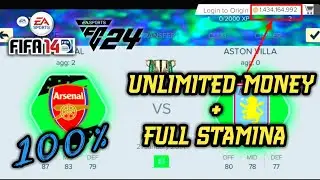 FIFA 14 Mobile Fc 24 Career Mode Unlimited Money And Stamina.2023.
