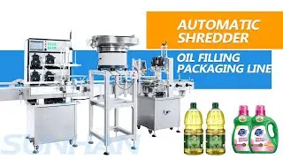 How To Fill Shredder Oil Into Sharp Pointed Bottles by Automatic Peristaltic Pump Filling Line?