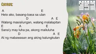 Basang Basa sa Ulan - Aegis (Ukulele Play Along)