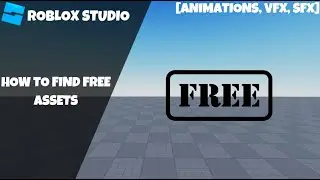 How to Find Free Assets in Roblox! [Animations, Effects, etc] (Roblox Studio Tutorial 2024)