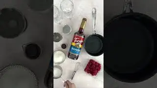 Raspberry Boozy Hot Chocolate #shorts
