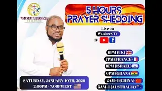5 Hour Prayer Shedding || January 10th, 2026, || THE INIQUITIES OF THE BLOODLINE