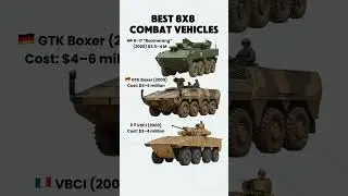 Top 3 Modern 8x8 Armored Vehicles Compared! 🔥