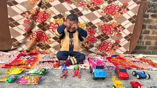 अपूर्वा गयी बाजार सामान लेने | toy helicopter ki video |#bus #train #jcb #tractor #truck #helicopter