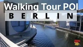Walking Tour POI | BERLIN 🇩🇪 BRD Government District 4K 60fps