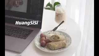 Daily vlog | Curry sausage baguette | Mango flower yogurt | Lemon dill butter | Milk spicy hot pot
