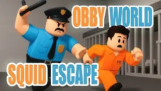 Obby World Squid Escape Gameplay