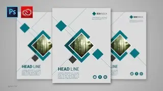 Photoshop cc Tutorial: How to Design FLYER in Photoshop cc 2017 | Corporate flyer