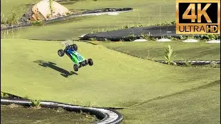Felix Stahmer Buggy Training Asso RC10B7 B74.2 im Megadrom Hasloh 4K