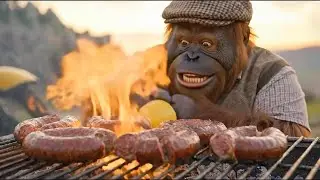 Afyon'da Sucuk Mangal Krizi! Gurme Çarlı Tarihi Lezzetin İzinde! 🐒🏍️ #food #keşfet #yemek