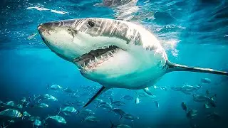 Marine Spectacle: Reef Shark Feeding Frenzy Off the South Pacific Coast