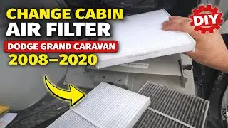 Как заменить салонный воздушный фильтр | Dodge Grand Caravan (2008&ndash;2020) Простой способ своими ру...