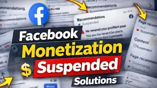 Facebook Monetization Suspended? 100% Working Solutions in 2026|fb monetization fix