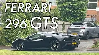 FERRARI 296 GTS V6 - Startup & Acceleration