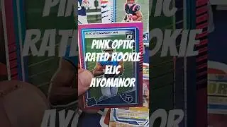 Розовая коллекционная карточка новичка Элика Айоманора (Pink Optic Rated Rookie) - 2025 Donruss F...